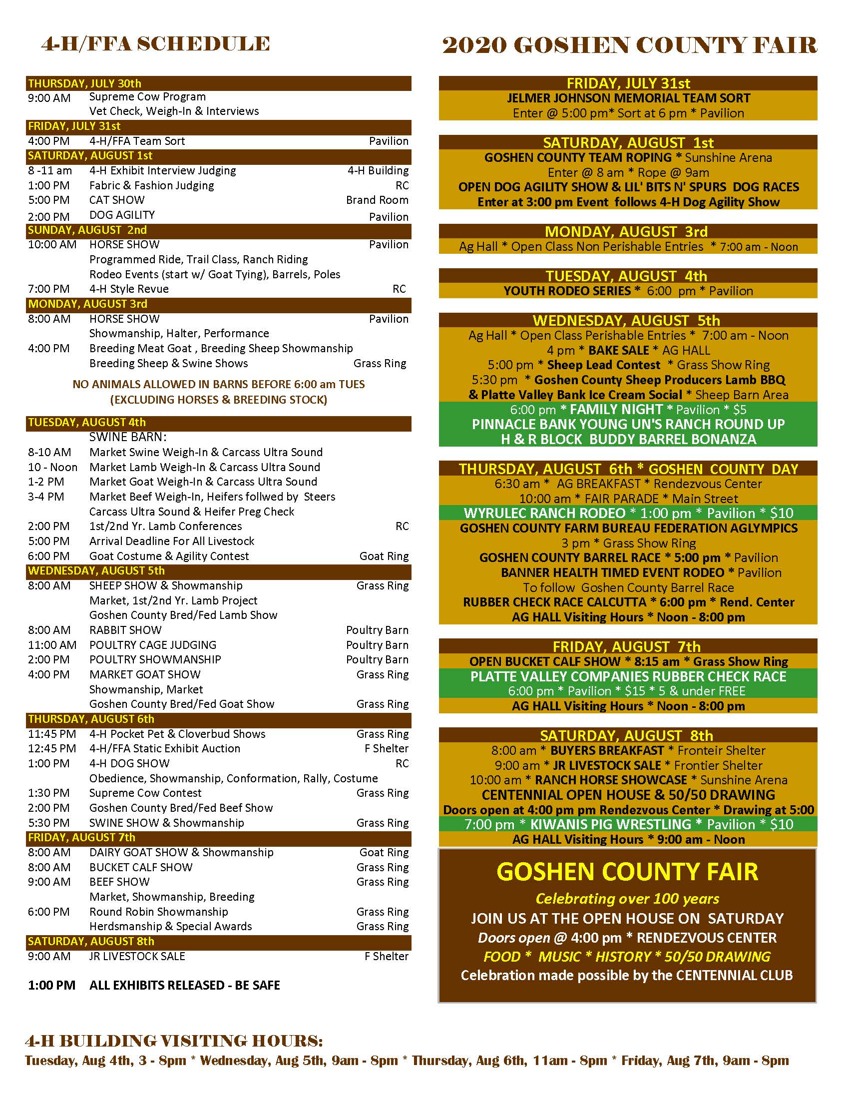 TENATIVE2020FairSchedule_Page_1 WREA Wyoming Rural Electric